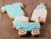 babyshower koekjes decoreren